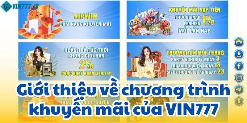 Giới thiệu về chương trình khuyến mãi của VIN777