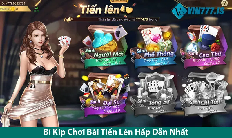 Làm quen với các biến thể bài tiến lên trong thế giới game bài tại https://vin777.is