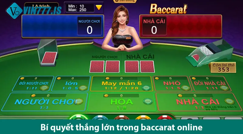 Chinh phục Game bài baccarat với chiến thuật đơn giản cùng https://vin777.is